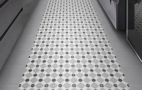 Revêtement de sol de cuisine : les carreaux de ciment