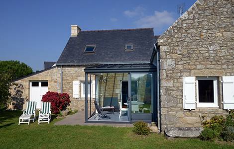 La véranda, idéale pour faire entrer la lumière