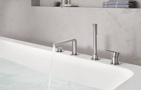 Robinet de baignoire : la pose encastrée