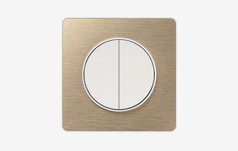 Interrupteur double Odace - SCHNEIDER ELECTRIC