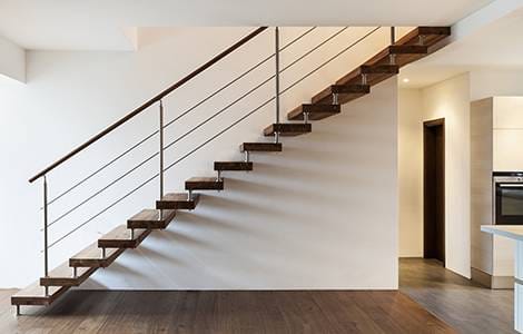 Choisir son escalier : l’escalier droit