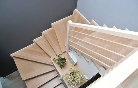 Choisir son escalier : l’escalier tournant