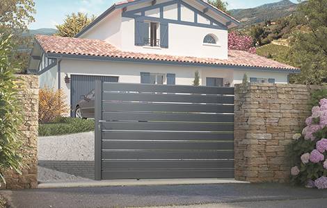 Le portail en aluminium