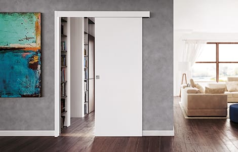 La porte en applique