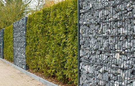 Un mur en gabion
