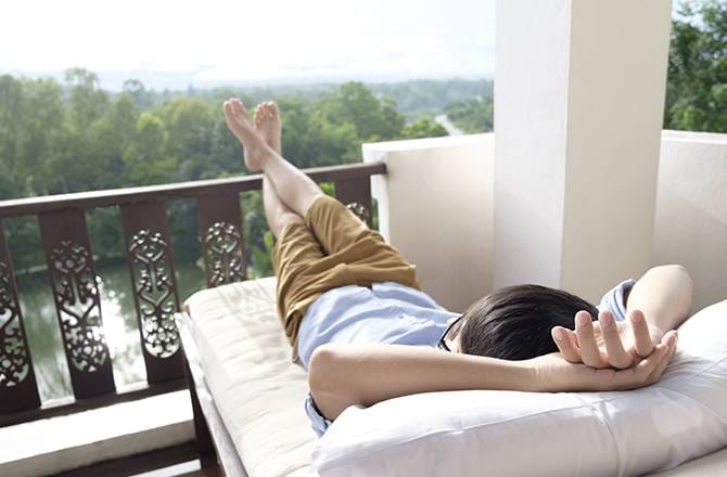 Loggia : s'abriter de la pluie