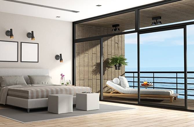 La loggia, pour ouvrir l'intérieur sur l'extérieur.