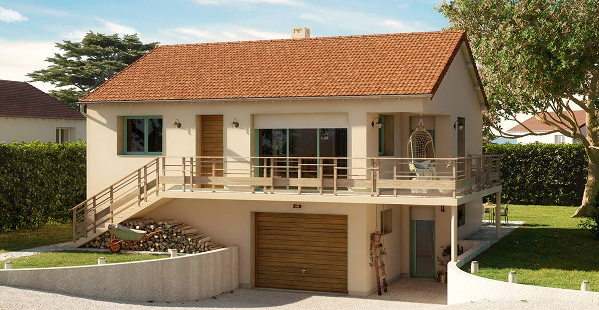 Rénovation pavillon années 60-70 : une occasion d’embellir la façade.