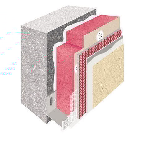 Système d'Isolation thermique par l'extérieur WEBERTHERM XM ULTRA 22