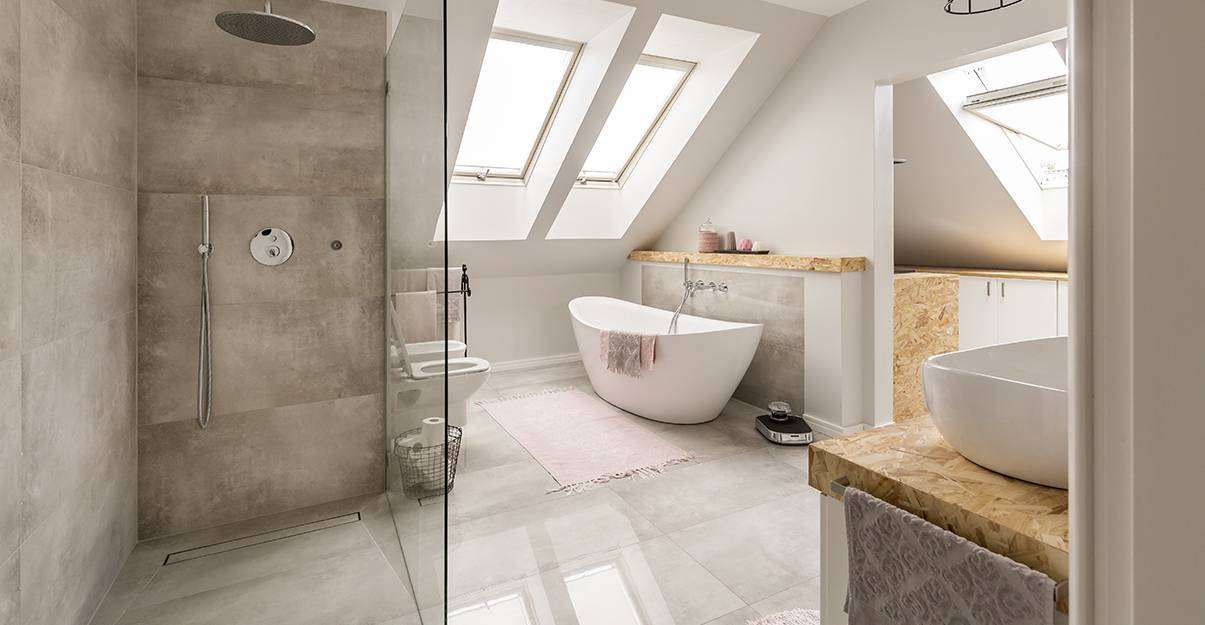 Douches à l’italienne : une impression d’espace