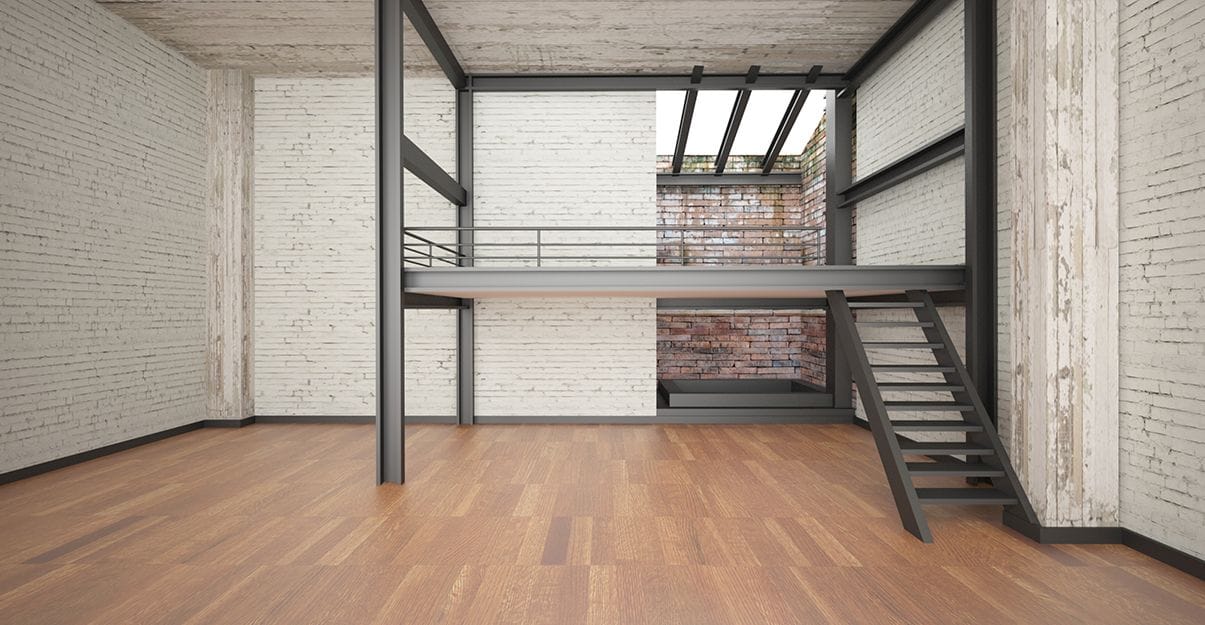 La mezzanine sur pieds, une plateforme qui s'assume