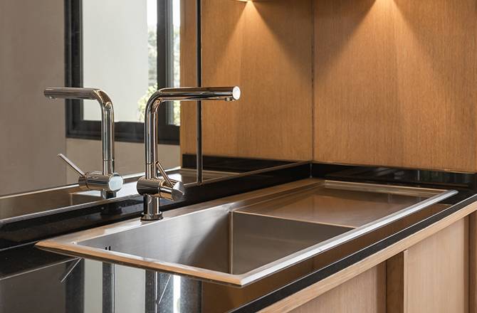 Plan de travail compact imitation granit