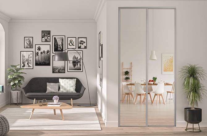 Accessoire dressing : la porte miroir