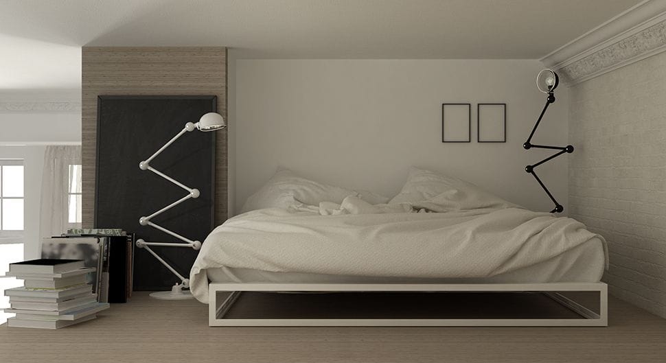 Chambre mezzanine - La chambre gain de place