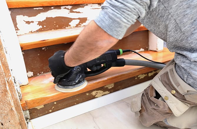 Rénovation d’un escalier en bois