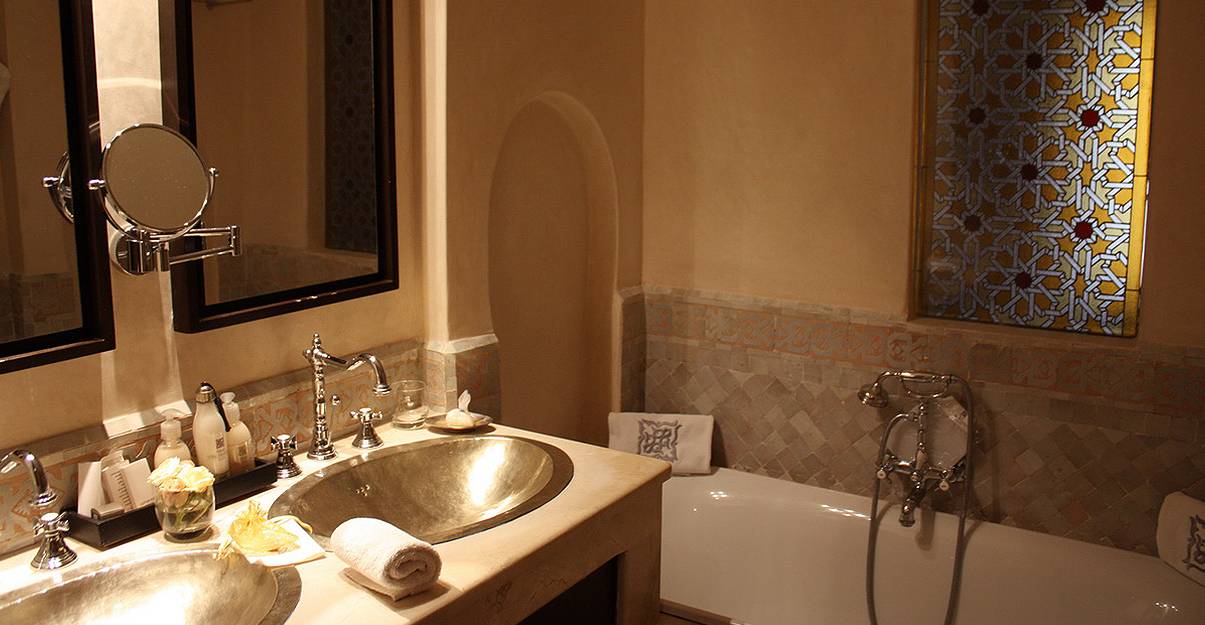 salle de bain orientale