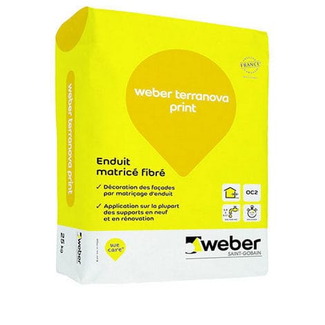 Enduit de façade WEBER TERRANOVA PRINT