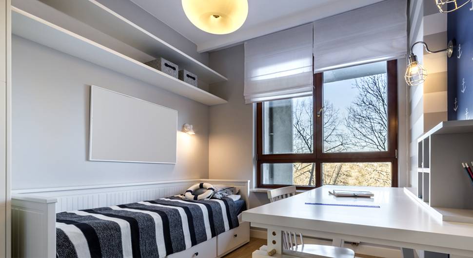 Aménager une petite chambre - La chambre gain de place