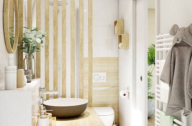 Aménager un petit appartement : le claustra sépare les espaces tout en légèreté.