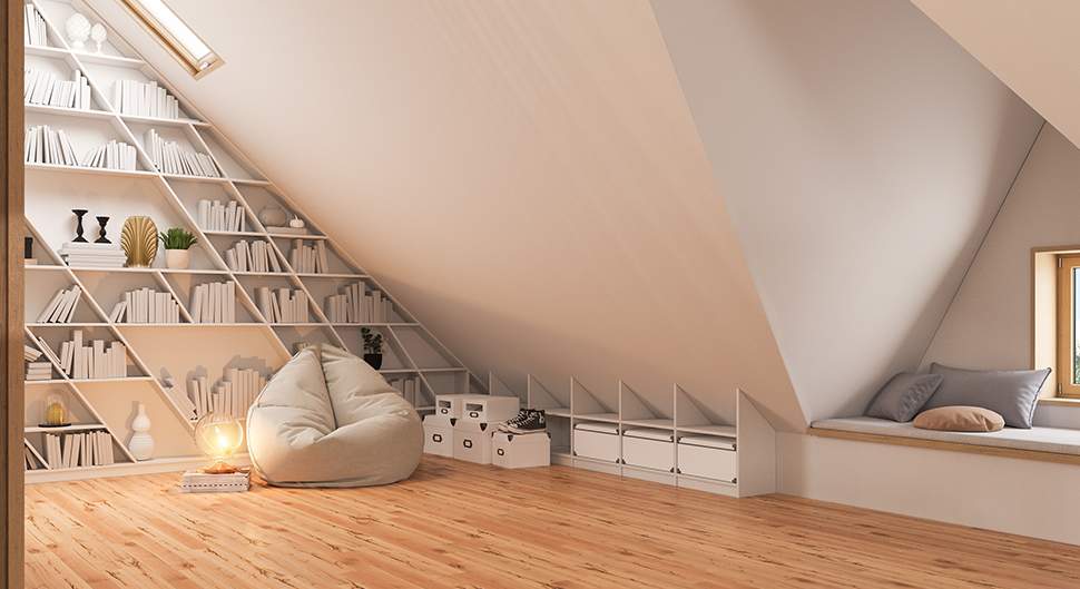 Rangements dans les combles