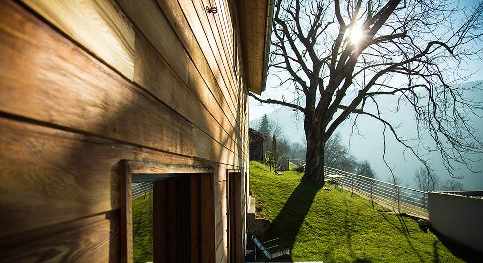 Maison en bois rénovée