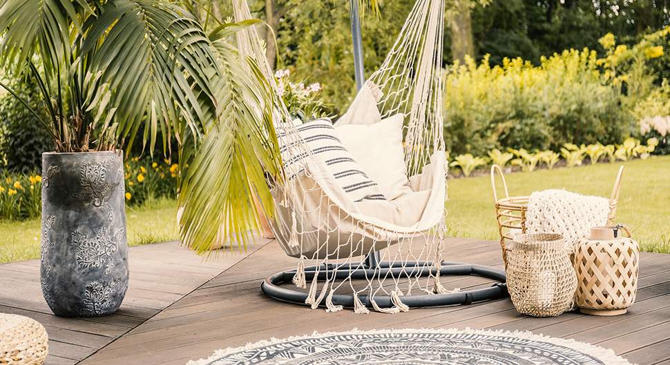 Solutions de rangement terrasse