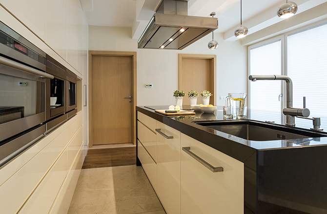 cuisine beige ambiance bois