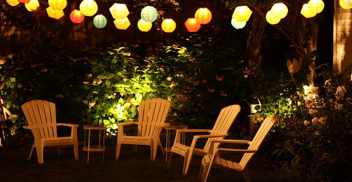 Illuminer un jardin : les lampions