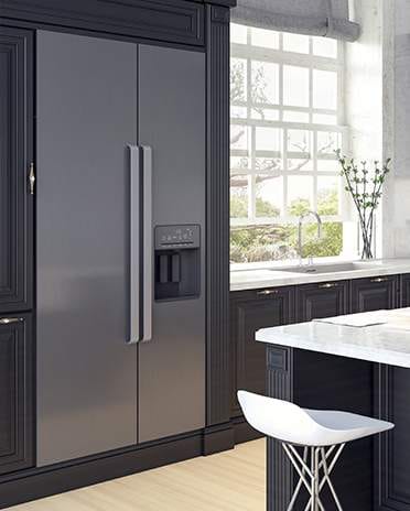 cuisine noire lumineuse