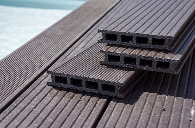 Terrasse en bois composite