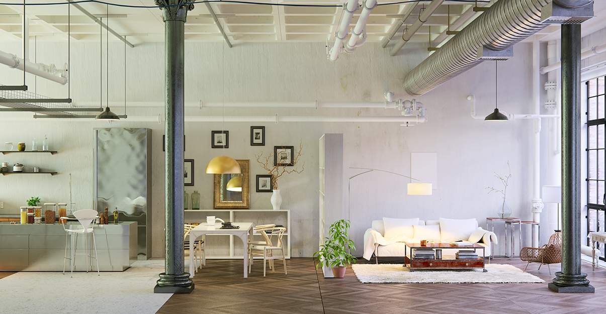 Avant d’être aménagée en loft, cette ancienne usine a dû être dépolluée