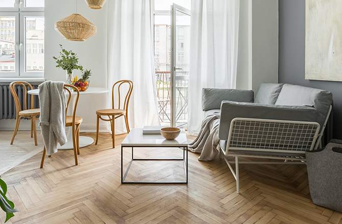 Décoration d’appartement : salon scandinave