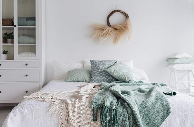 Décoration d’appartement : chambre scandinave