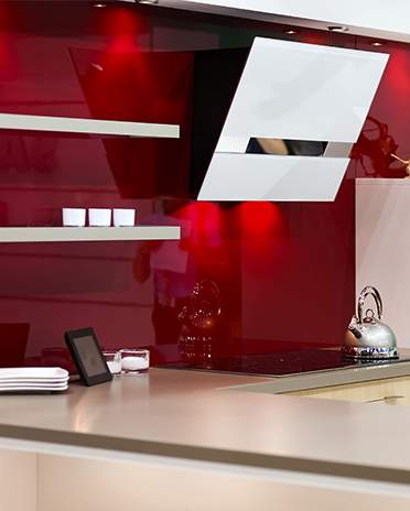 cuisine rouge moderne