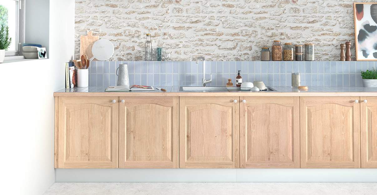 Cuisine Tradition chêne naturel - LAPEYRE
