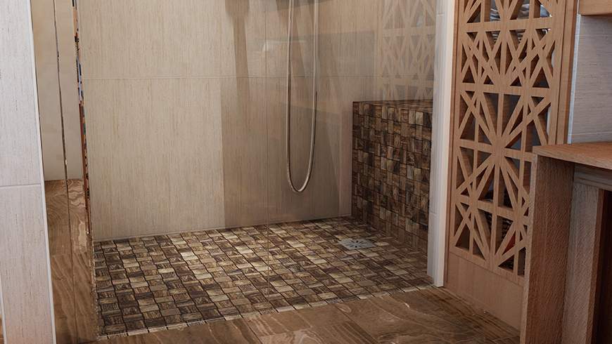 Une salle de bain pour sénior