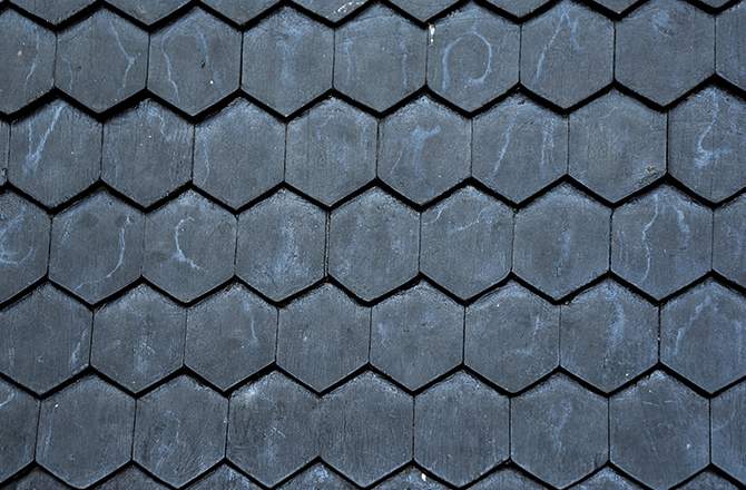 La toiture en hexagonale