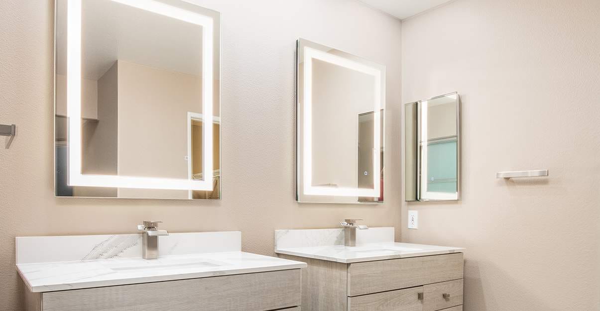 éclairage efficace pour la salle de bain