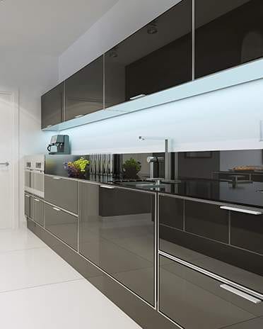 cuisine noire brillante