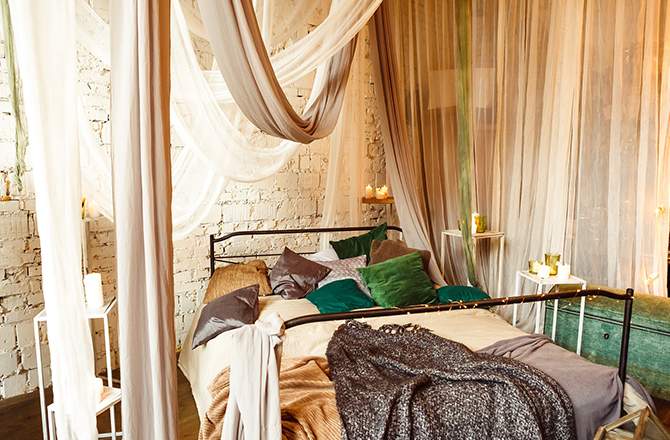 Décoration d’appartement : style hippie chambre