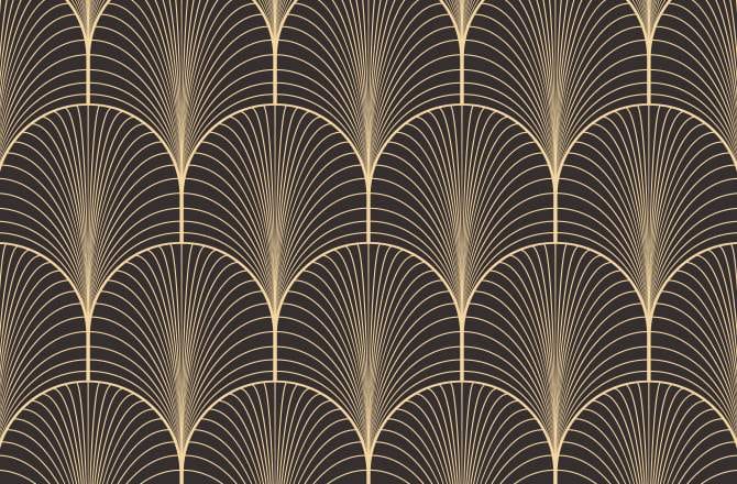 papier peint style art déco
