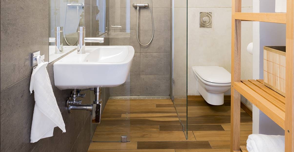 carrelage parquet salle de bain