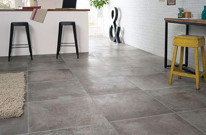 Rénover un carrelage : carrelage grand format