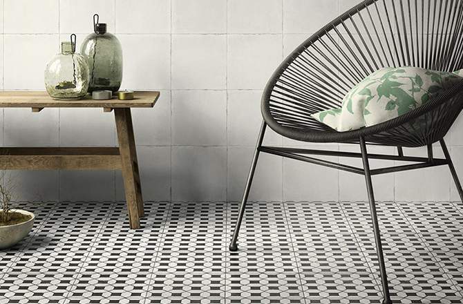 Rénover un carrelage : Carrelage rétro