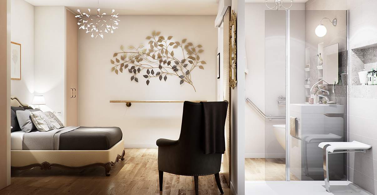 chambre accessible et sécurisée 