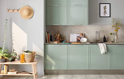 Cuisine Perspective céladon brillant – Lapeyre