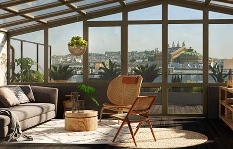 Construction de véranda pour un salon