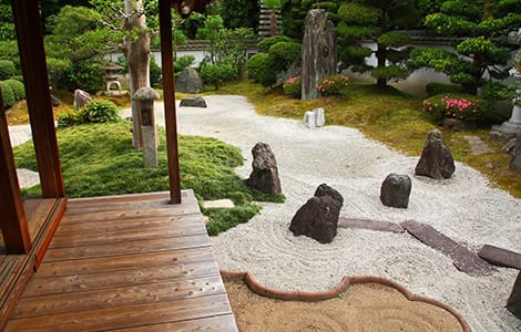Style de jardin zen