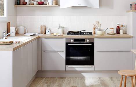 Zoom sur la cuisine en kit 