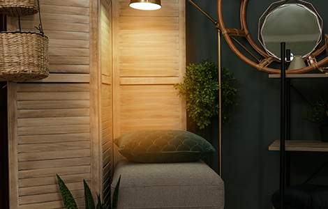 Un paravent pour matérialiser l’entrée